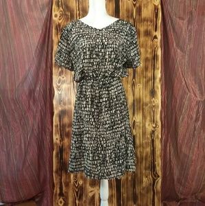 Macy's Silk drawstring dress